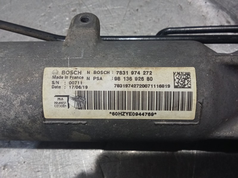 Recambio de cremallera direccion para opel vivaro c furgoneta (k0) 2.0 referencia OEM IAM 9813692680 7831974272 19
