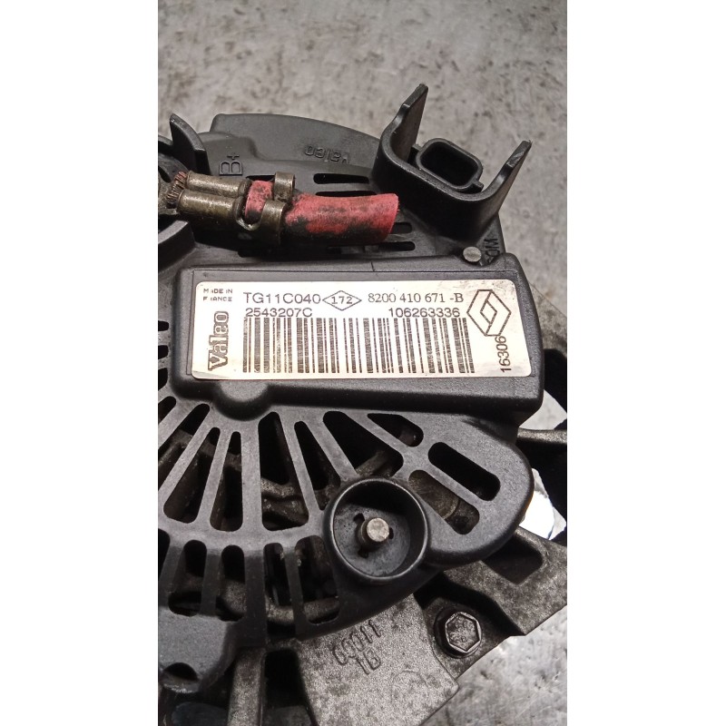 Recambio de alternador para renault megane ii (bm0/1_, cm0/1_) 1.9 dci referencia OEM IAM 8200410671B TG11C040 06