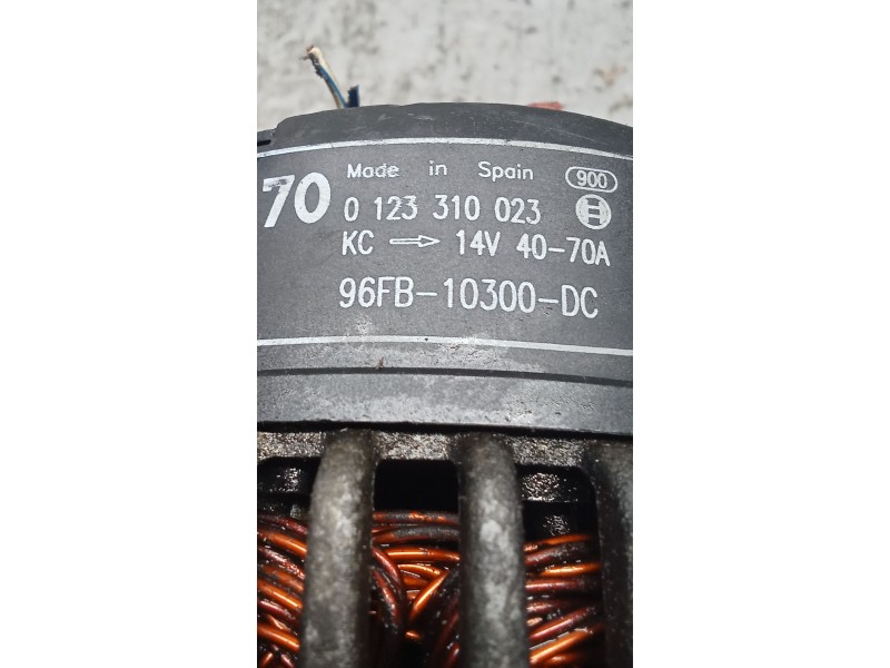Recambio de alternador para ford fiesta iv (ja_, jb_) 1.3 i referencia OEM IAM 96FB10300DC 0123310023 70A