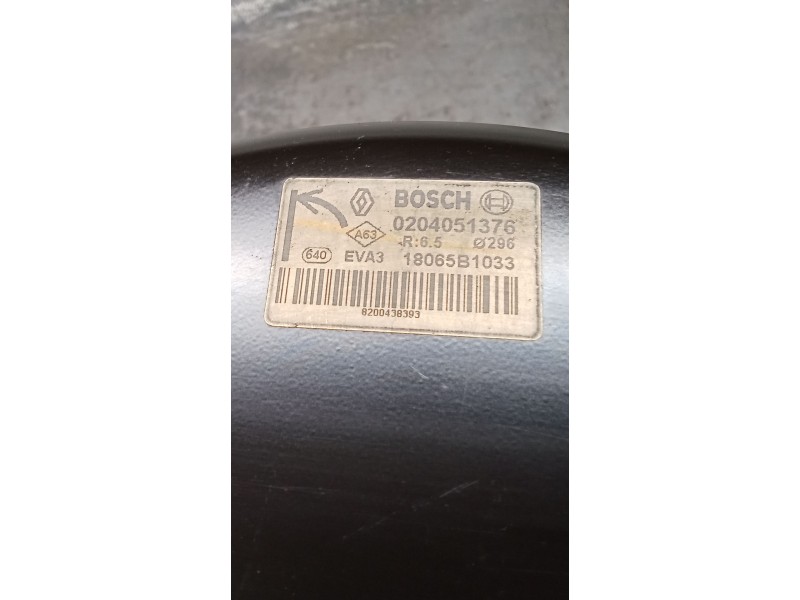 Recambio de servofreno para renault megane ii (bm0/1_, cm0/1_) 1.9 dci referencia OEM IAM 0204051376 8200438393 06