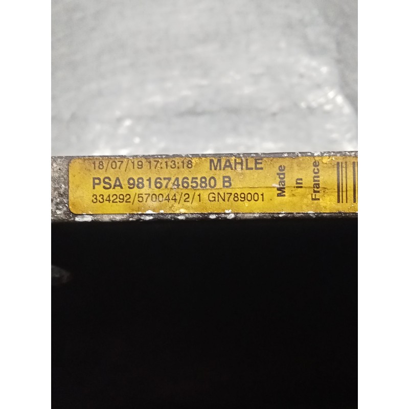 Recambio de condensador / radiador aire acondicionado para opel vivaro c furgoneta (k0) 2.0 referencia OEM IAM 9816746580B  19