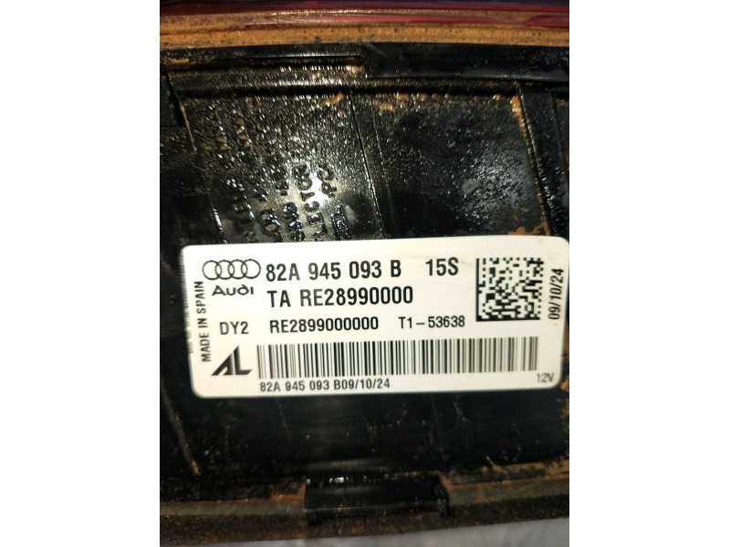 Recambio de piloto trasero izquierdo interior para audi a1 sportback (gba) 25 tfsi referencia OEM IAM 82A945093B TARE28990000 LE