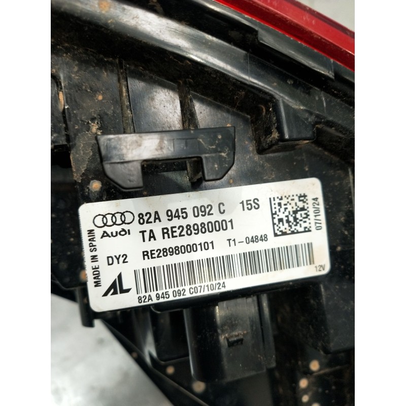 Recambio de piloto trasero derecho para audi a1 sportback (gba) 25 tfsi referencia OEM IAM 82A945092 TARE28980001 LED