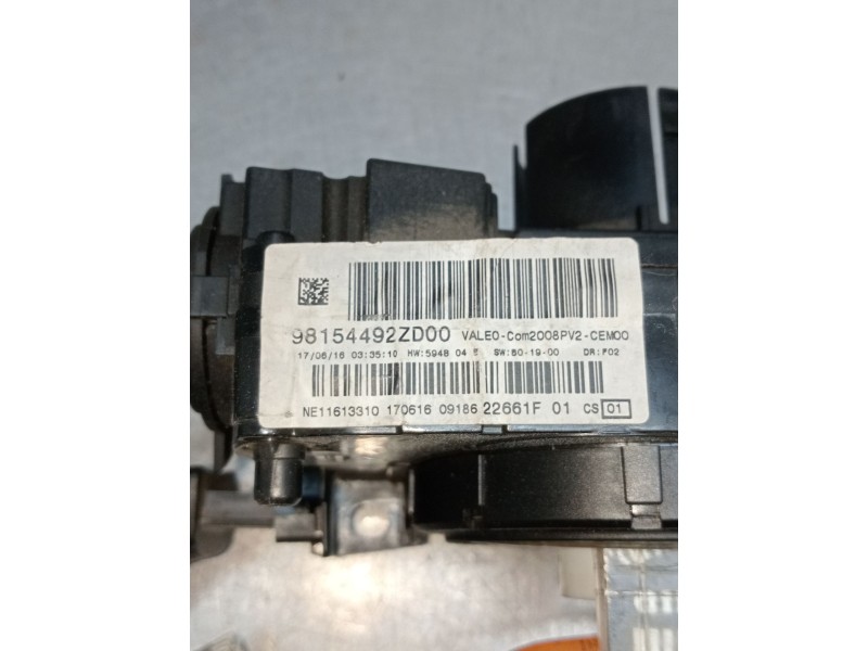 Recambio de mando luces para peugeot 208 i (ca_, cc_) 1.6 hdi referencia OEM IAM 98154492ZD  