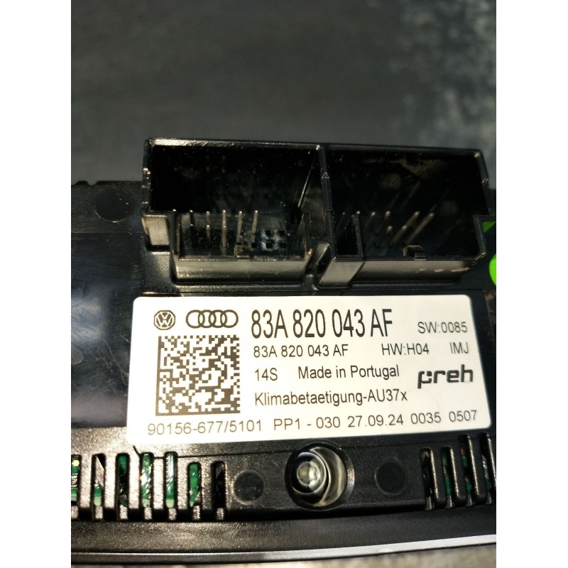 Recambio de mando calefaccion / aire acondicionado para audi a1 sportback (gba) 25 tfsi referencia OEM IAM 83A820043AF 901566775