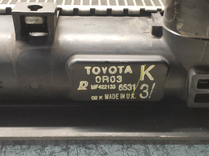 Recambio de radiador agua para toyota auris luna referencia OEM IAM MF4221336531  
