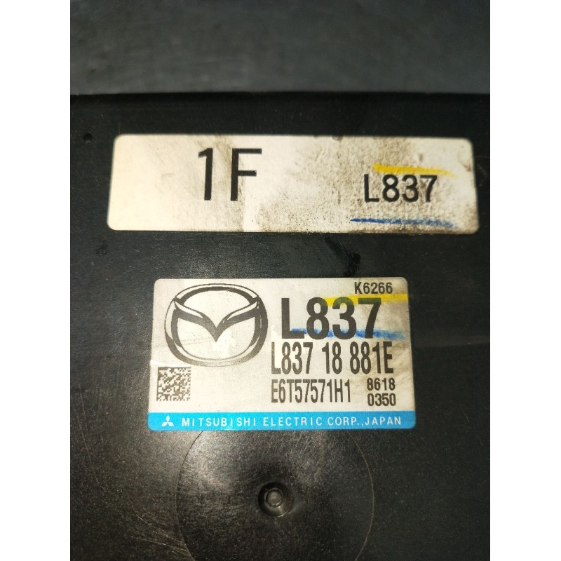 Recambio de centralita motor uce para mazda 6 hatchback (gh) 1.8 mzr referencia OEM IAM L83718881E E6T57571H1 2007 L837K6266
