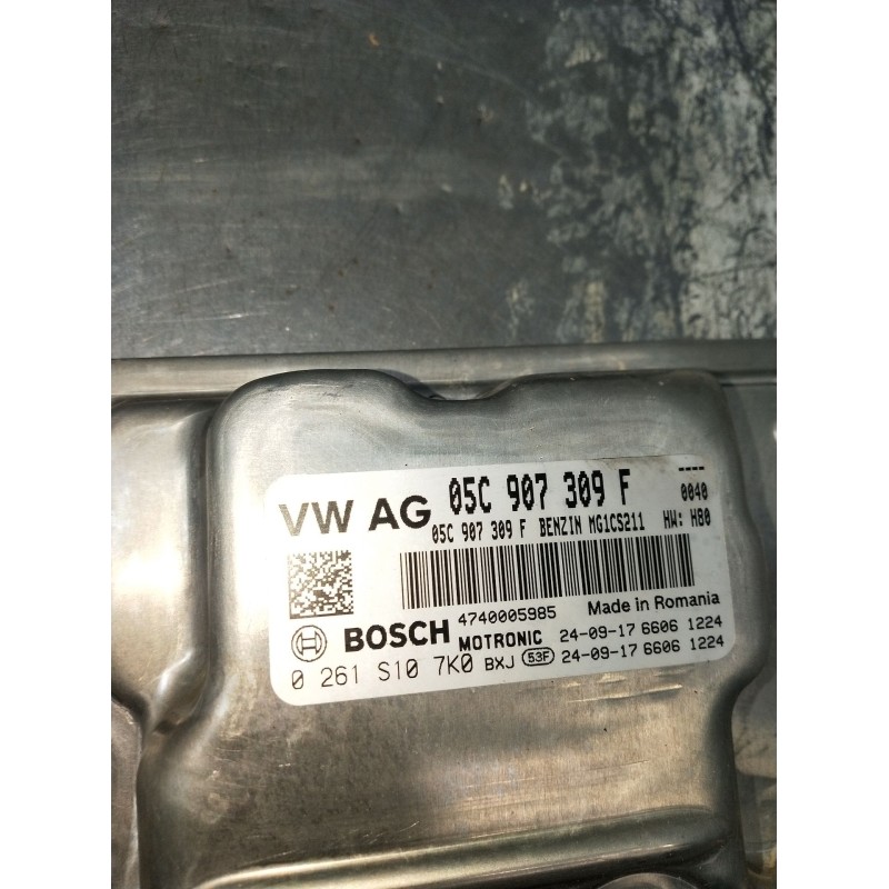 Recambio de centralita motor uce para audi a1 sportback (gba) 25 tfsi referencia OEM IAM 0261S107K0 05C907309F MG1CS211 47400059