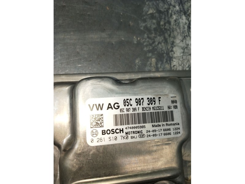 Recambio de centralita motor uce para audi a1 sportback (gba) 25 tfsi referencia OEM IAM 0261S107K0 05C907309F MG1CS211 47400059