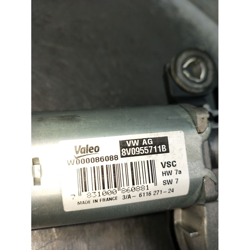 Recambio de motor limpia trasero para audi a1 sportback (gba) 25 tfsi referencia OEM IAM 8V0955711B W000086088 