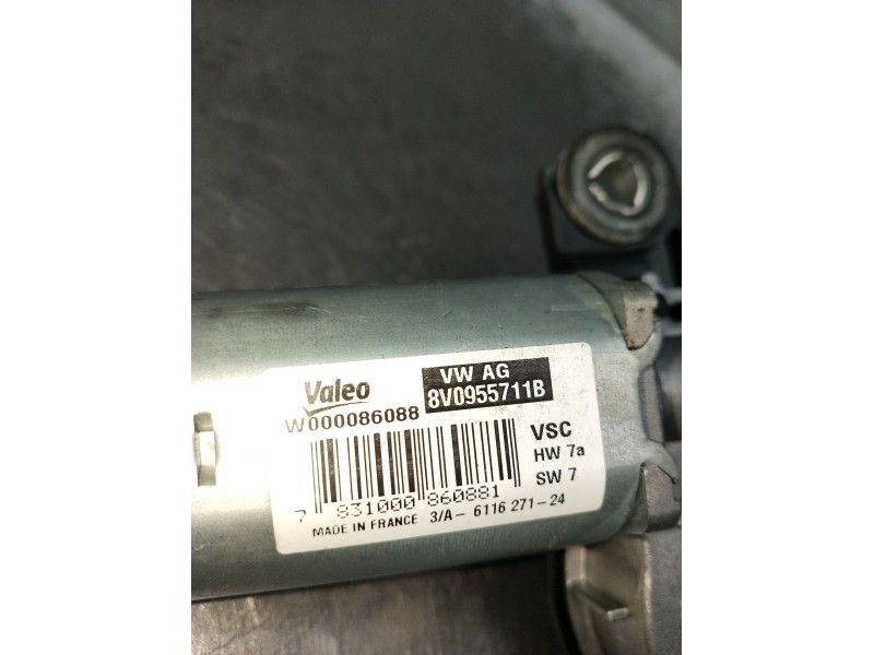 Recambio de motor limpia trasero para audi a1 sportback (gba) 25 tfsi referencia OEM IAM 8V0955711B W000086088 