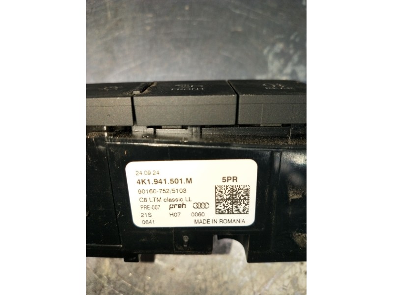 Recambio de mando multifuncion para audi a1 sportback (gba) 25 tfsi referencia OEM IAM 4K1941501M 901607525103 