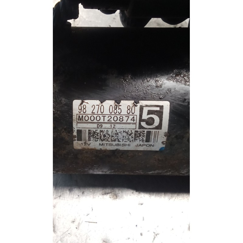 Recambio de motor arranque para opel vivaro c furgoneta (k0) 2.0 referencia OEM IAM 9827008580 M000T20874 