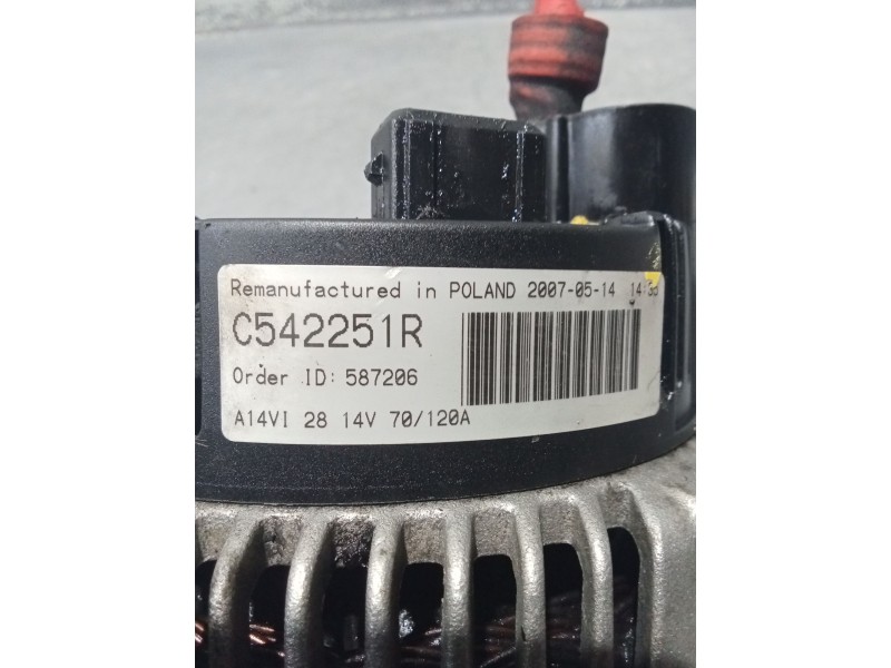 Recambio de alternador para bmw 3 (e46) 320 d referencia OEM IAM 587206 C542251R 98