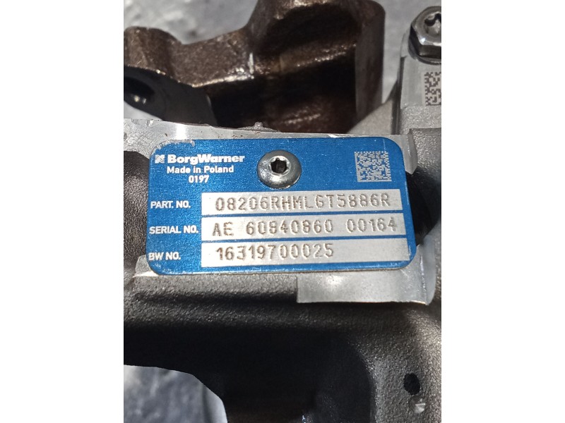 Recambio de turbocompresor para dacia sandero iii 1.0 tce 100 referencia OEM IAM GT5886R 16319700025 24