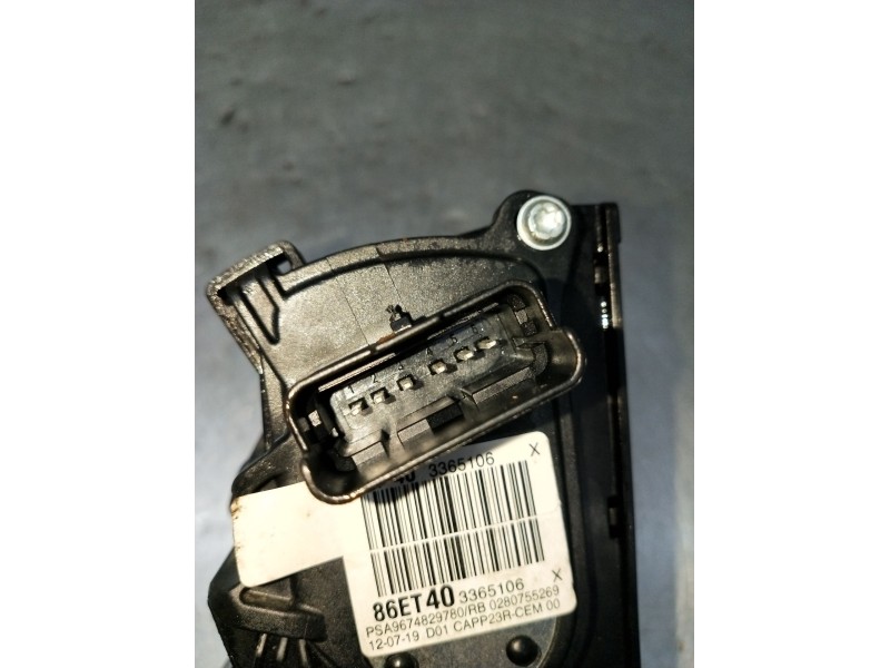 Recambio de potenciometro pedal para opel vivaro c furgoneta (k0) 2.0 referencia OEM IAM 86ET403365106 9674829780 0280755269 201