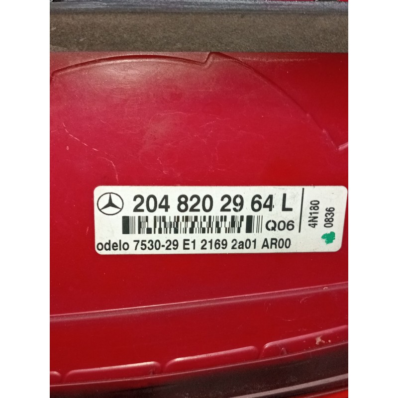 Recambio de piloto trasero izquierdo para mercedes-benz clase c (w204) berlina c 200 cdi blueefficiency (204.001) referencia OEM