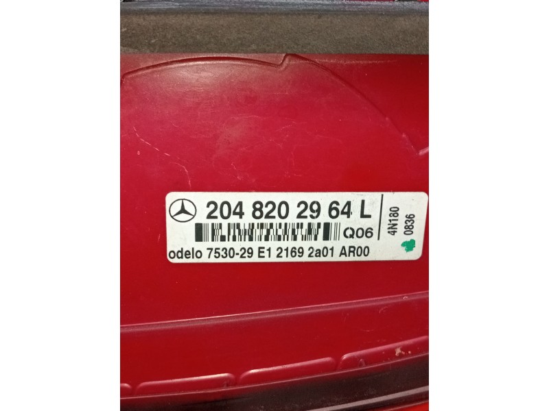 Recambio de piloto trasero izquierdo para mercedes-benz clase c (w204) berlina c 200 cdi blueefficiency (204.001) referencia OEM