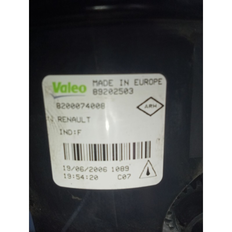 Recambio de faro antiniebla izquierdo para renault megane ii (bm0/1_, cm0/1_) 1.9 dci referencia OEM IAM 8200074008 89202503 200