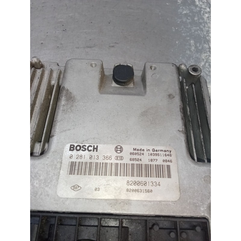 Recambio de centralita motor uce para renault megane ii (bm0/1_, cm0/1_) 1.9 dci referencia OEM IAM 0281013366 8200601334 1039S1