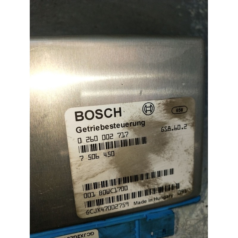 Recambio de centralita cambio automatico para bmw x5 (e53) 4.4i automático referencia OEM IAM 0260002717 7506450 2008