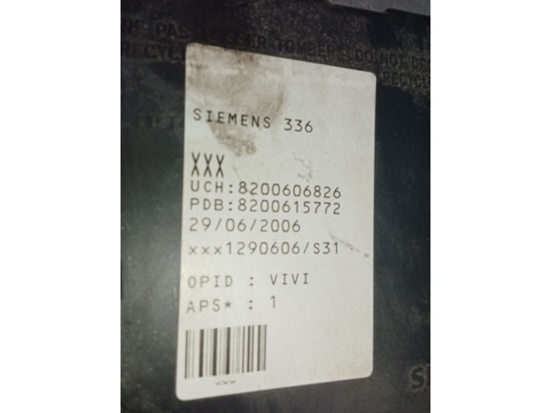 Recambio de modulo electronico para renault megane ii (bm0/1_, cm0/1_) 1.9 dci referencia OEM IAM 8200606826 8200615772 1290606S