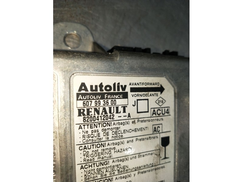 Recambio de kit airbag para renault scénic ii (jm0/1_) 1.5 dci (jm1e, jm16) referencia OEM IAM 8200412042 607993600 2006