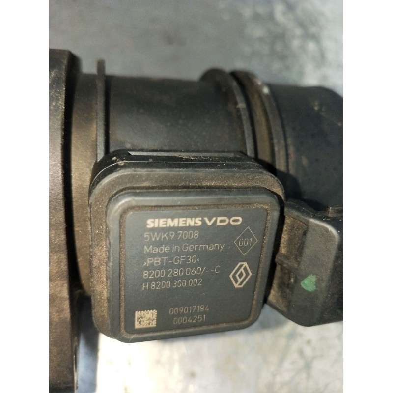 Recambio de caudalimetro para renault scénic ii (jm0/1_) 1.5 dci (jm1e, jm16) referencia OEM IAM 5WK97008 8200280060 H8200300002