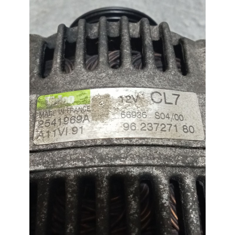 Recambio de alternador para peugeot 306 hatchback (7a, 7c, n3, n5) 1.9 d referencia OEM IAM 9623727180  00