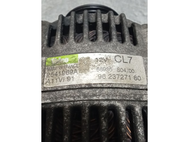 Recambio de alternador para peugeot 306 hatchback (7a, 7c, n3, n5) 1.9 d referencia OEM IAM 9623727180  00