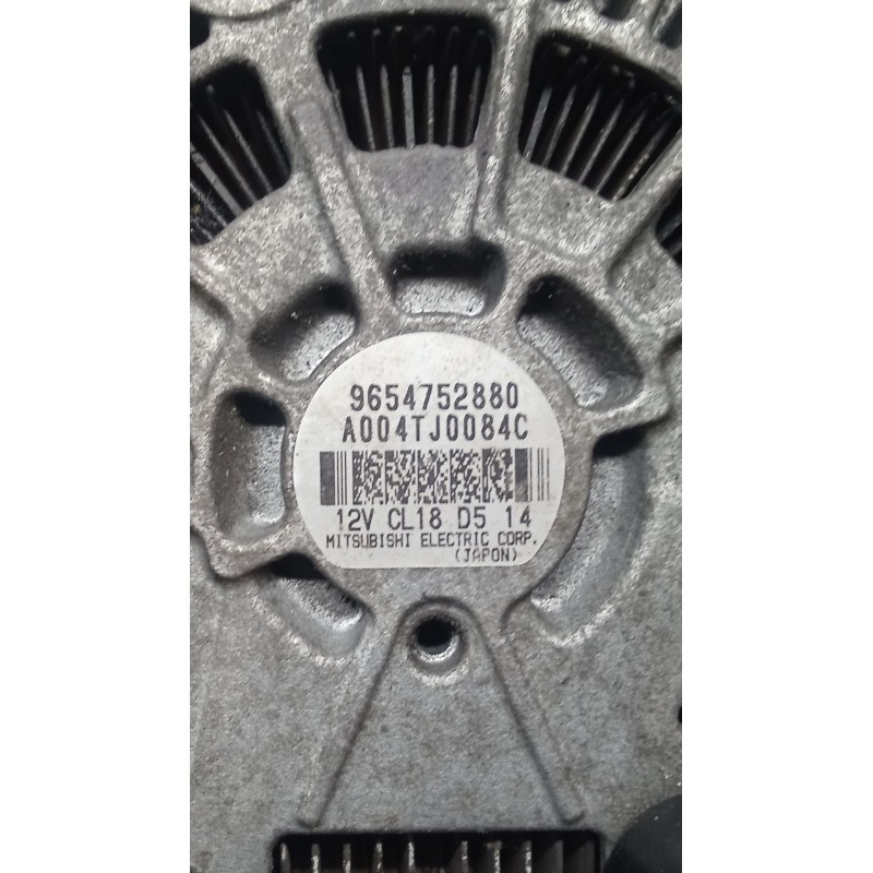Recambio de alternador para peugeot 407 (6d_) 2.0 hdi 135 (6drhrh, 6drhre, 6drhrg, 6drhrj) referencia OEM IAM 9654752880 A004TJ0