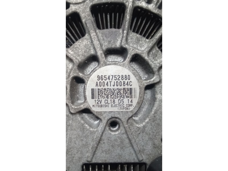 Recambio de alternador para peugeot 407 (6d_) 2.0 hdi 135 (6drhrh, 6drhre, 6drhrg, 6drhrj) referencia OEM IAM 9654752880 A004TJ0