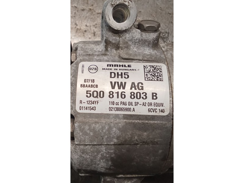Recambio de compresor aire acondicionado para seat leon st (5f8) 1.2 tsi referencia OEM IAM 5Q0816803B  12