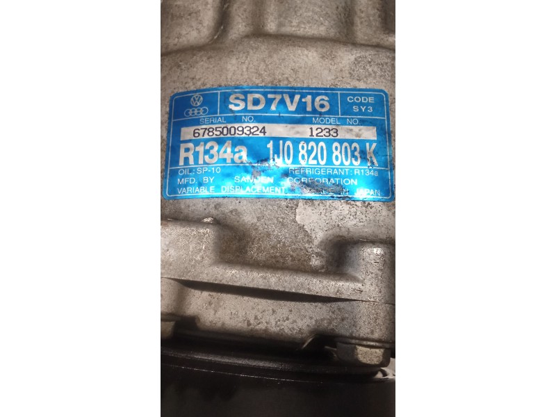 Recambio de compresor aire acondicionado para seat toledo (1m2) referencia OEM IAM 1J0820803K  99