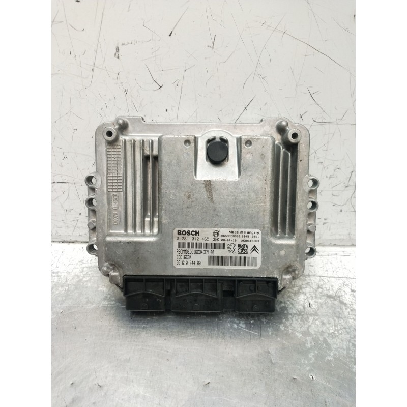 Recambio de centralita motor uce para peugeot 207/207+ (wa_, wc_) 1.6 hdi referencia OEM IAM 0281012465 9661004480 1039S10363 96