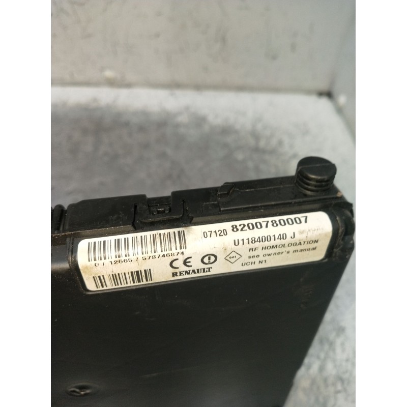 Recambio de modulo electronico para renault scénic ii (jm0/1_) 1.5 dci (jm1e, jm16) referencia OEM IAM 8200780007 U118400140 578