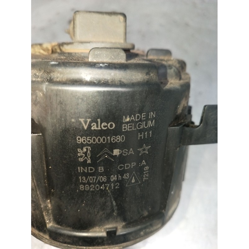 Recambio de faro antiniebla izquierdo para peugeot 207/207+ (wa_, wc_) 1.6 hdi referencia OEM IAM 9650001680 89204712 2006