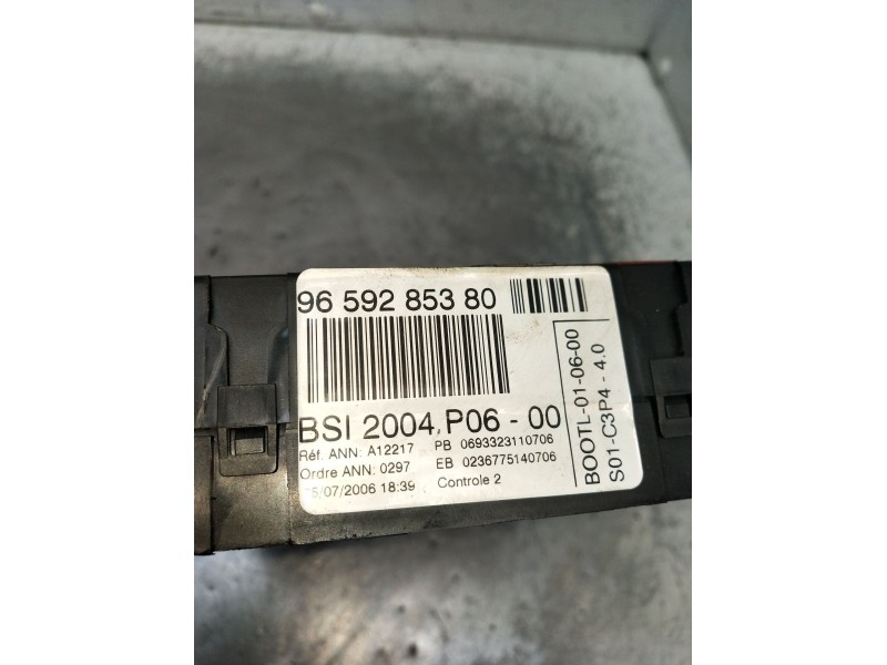 Recambio de caja reles / fusibles para peugeot 207/207+ (wa_, wc_) 1.6 hdi referencia OEM IAM 9659285380 BSI2004 06933231107 200