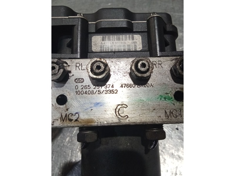 Recambio de abs para nissan qashqai i (j10, nj10) 1.5 dci referencia OEM IAM 0265951528 0265251374 47660BR00A 07