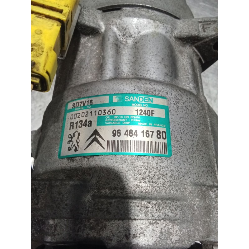 Recambio de compresor aire acondicionado para peugeot partner monospace (5_, g_) 2.0 hdi referencia OEM IAM 9646416780  03