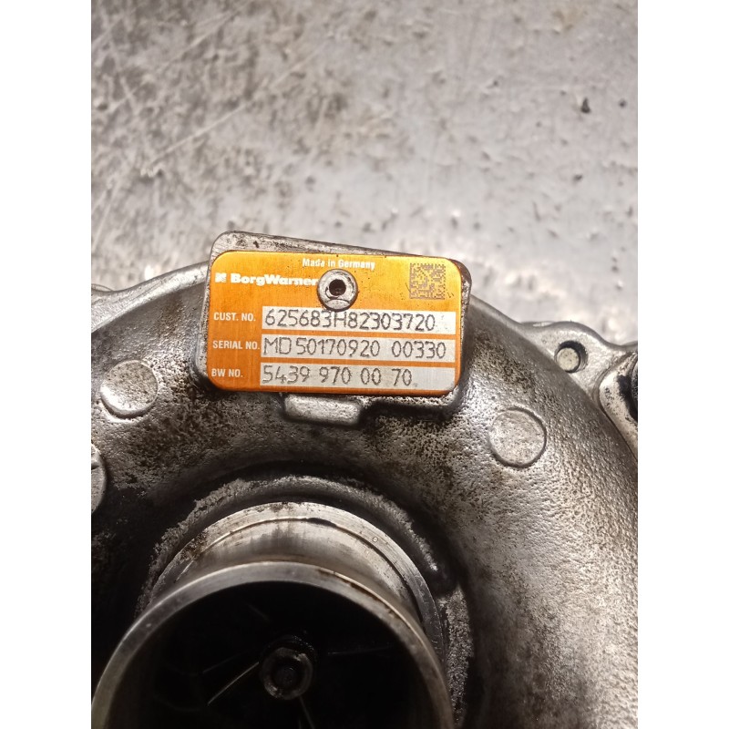 Recambio de turbocompresor para nissan qashqai i (j10, nj10) 1.5 dci referencia OEM IAM 625683 H82303720 07