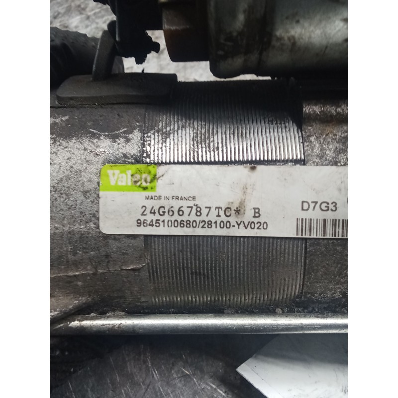 Recambio de motor arranque para peugeot 207/207+ (wa_, wc_) 1.6 hdi referencia OEM IAM 9645100680  06