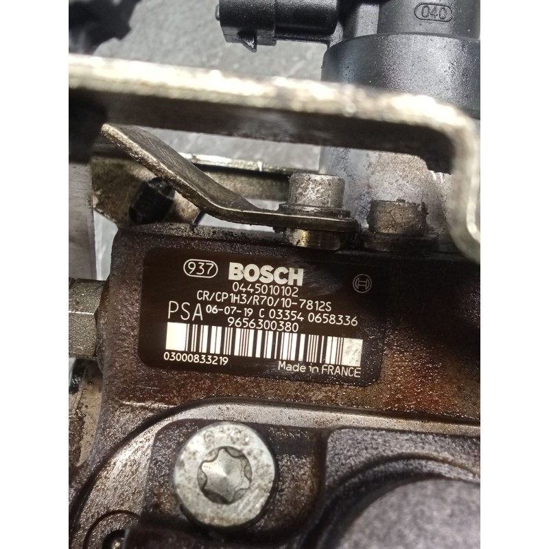 Recambio de bomba inyeccion para peugeot 207/207+ (wa_, wc_) 1.6 hdi referencia OEM IAM 9656300380 0445010102 BOSCH