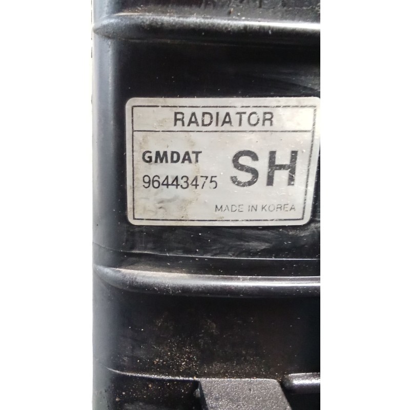 Recambio de radiador agua para chevrolet aveo / kalos hatchback (t250, t255) 1.2 referencia OEM IAM 96443475  05