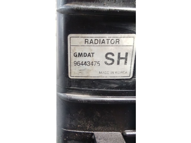 Recambio de radiador agua para chevrolet aveo / kalos hatchback (t250, t255) 1.2 referencia OEM IAM 96443475  05