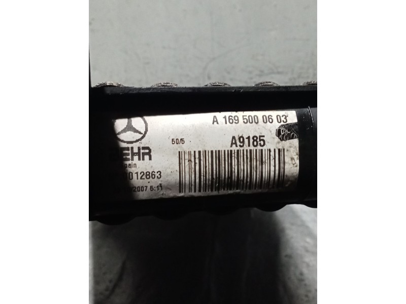 Recambio de radiador agua para mercedes-benz clase a (w169) a 160 cdi (169.006, 169.306) referencia OEM IAM A1695000603 A1695001