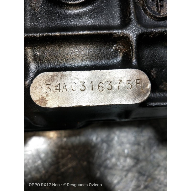 Recambio de caja cambios para daf serie 1000 cb/1100 dntd referencia OEM IAM 34A0316375F  