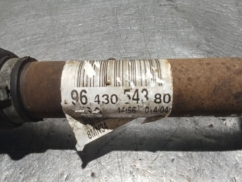 Recambio de transmision delantera izquierda para peugeot 206 sw (2e/k) 2.0 hdi referencia OEM IAM 9643054380  02