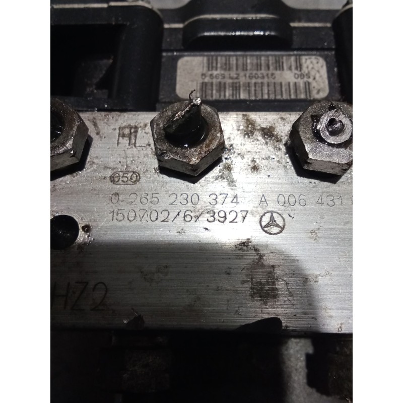 Recambio de abs para mercedes-benz clase a (w169) a 160 cdi (169.006, 169.306) referencia OEM IAM 0265950986 0265230374 A0064316