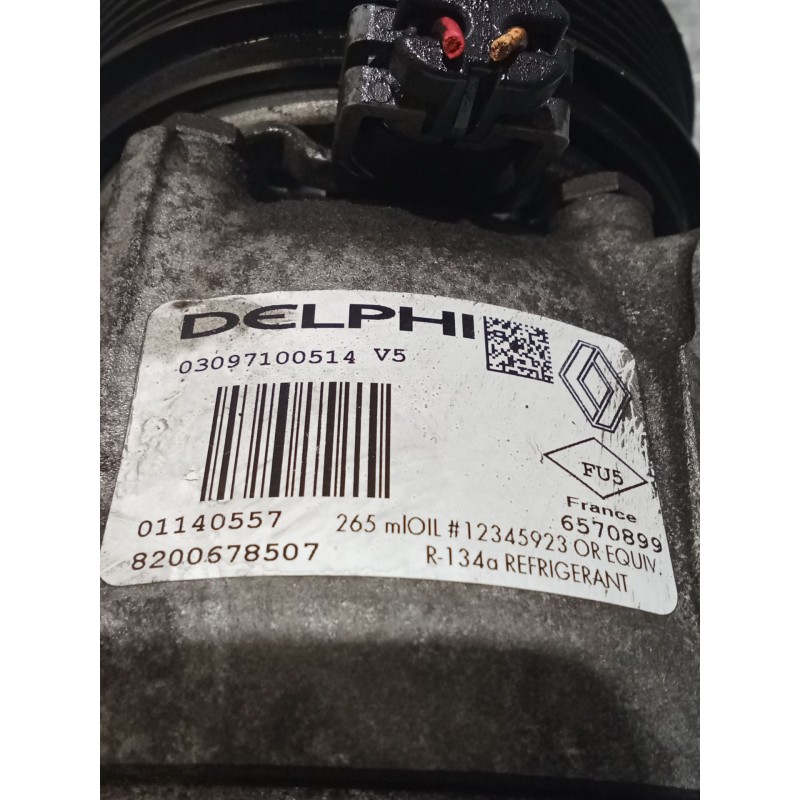 Recambio de compresor aire acondicionado para renault laguna ii (bg0/1_) 1.9 dci (bg1a, bg1v) referencia OEM IAM 03097100514 820